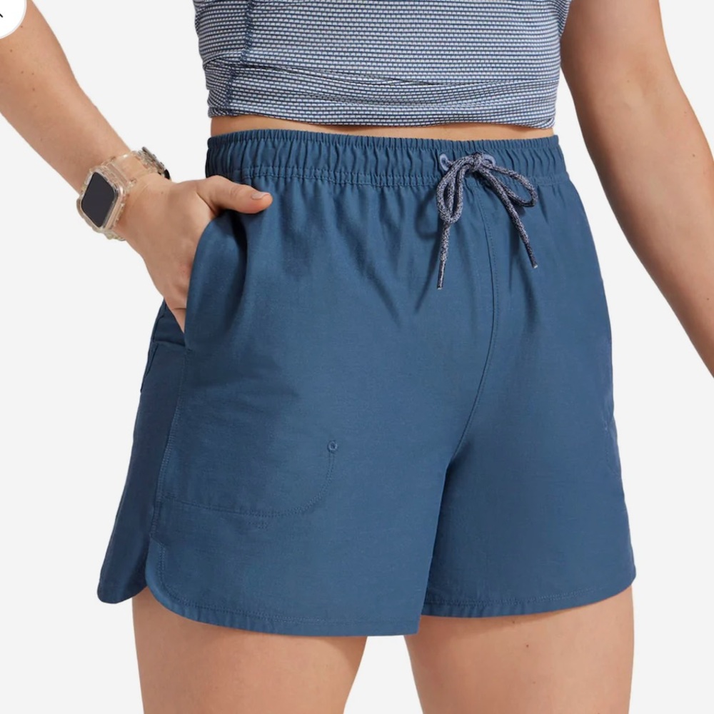 Allbirds NWT Natural Run Short Small Blue Gray Shadow Lightweight Breathable